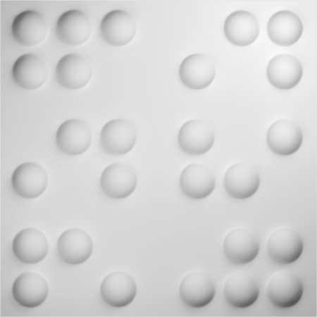 Ekena Millwork 19 5/8in. W x 19 5/8in. H Emery EnduraWall Decorative 3D Wall Panel Covers Total 53.49 Sq. Ft., 20PK WP20X20EMWH-CASE-20
